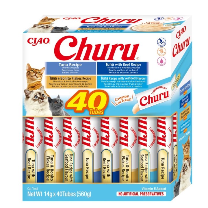 Churu Cat BOX Tuna Variety 40x14g AKCE