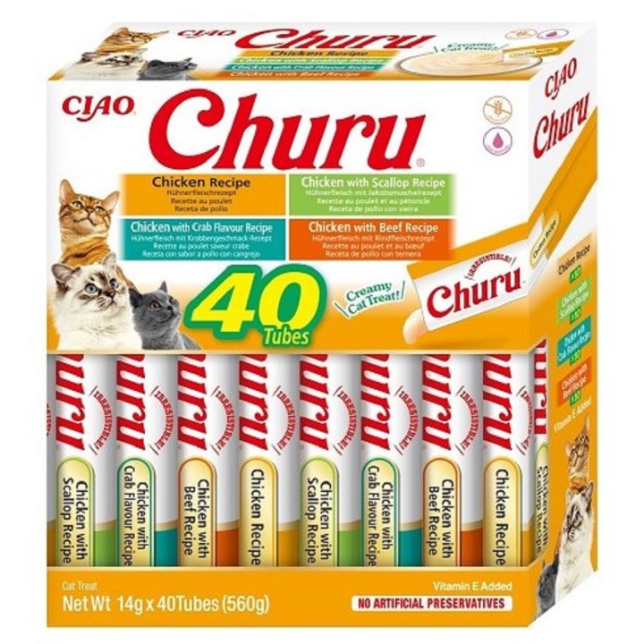 Churu Cat BOX Chicken Variety 40x14g AKCE