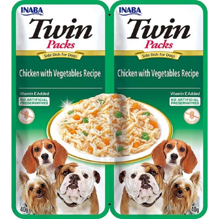 Churu Dog Twin Packs Chick&Veg. in Broth 2x40g AKCE
