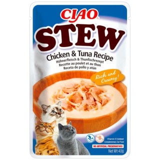 Churu Cat CIAO Stew Chicken&Tuna Recipe 40g AKCE