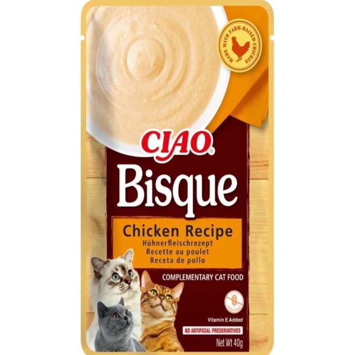 Churu Cat Bisque Chicken Recipe 40g AKCE