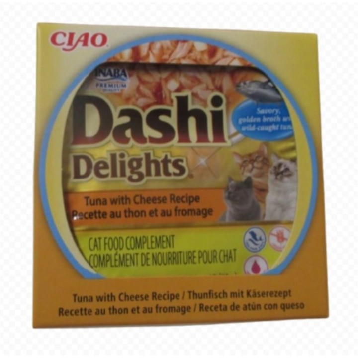 Churu Cat Dashi Delights Tuna with Cheese 70g AKCE