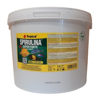 Tropical Spirulina Super Forte Flakes 11L / 2kg