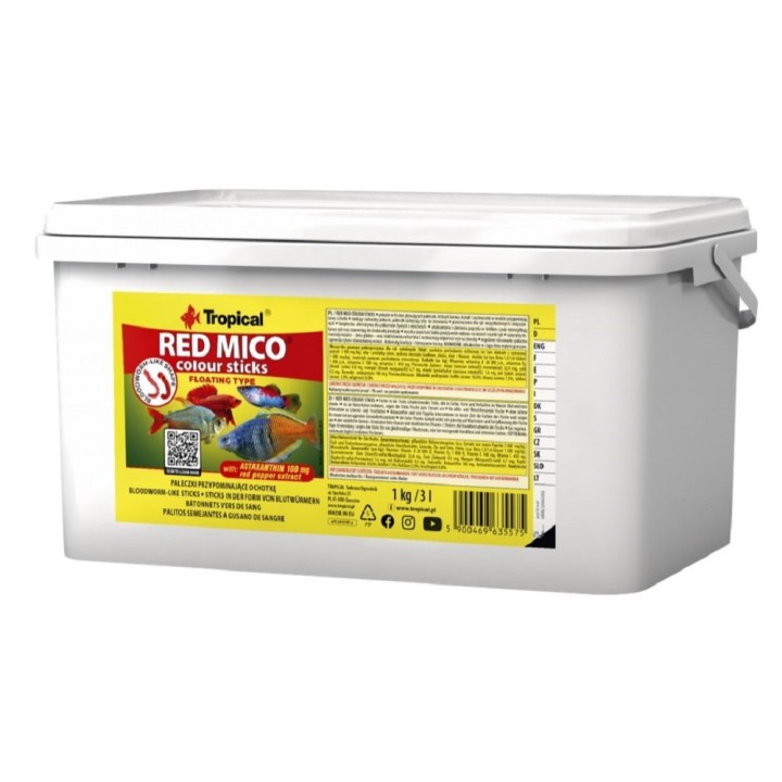 Tropical Red Mico colour stick 3 l /1kg vědro