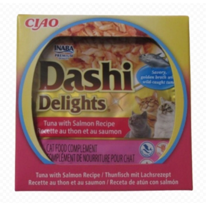 Churu Cat Dashi Delights Tuna with Salmon 70g AKCE