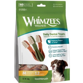 Whimzees Dental Treats Toothbrush zubní kartáček M 360g dog