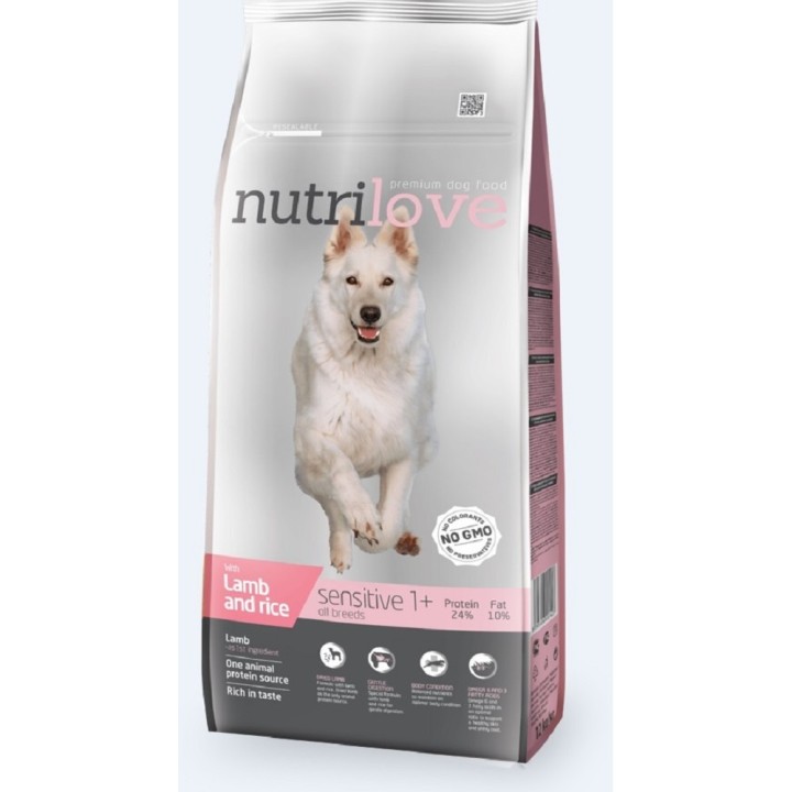 Expirace Nutrilove  3 kg Sensitive dog s jehněčím