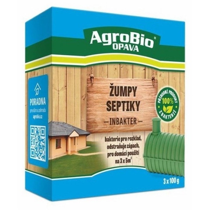 Žumpy a septiky INBAKTER  3x100g