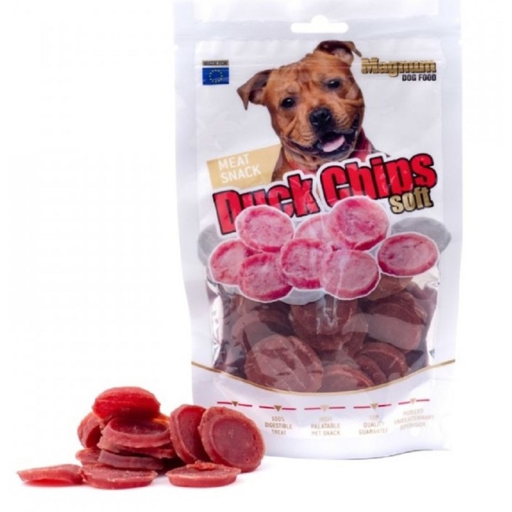Magnum Duck chips soft 80g dog  AKCE