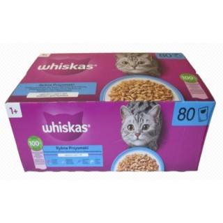 Whiskas 85gx 80ks kapsička rybí výběr v želé cat