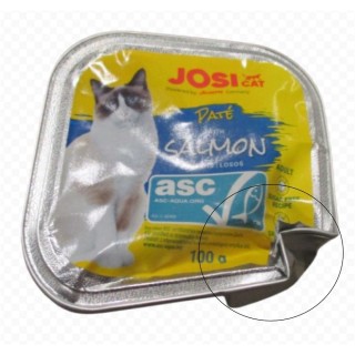 Poškozená Josicat  Paté with Salmon (ASC label) 100g