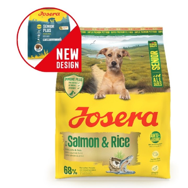 Josera 900g* A/S Senior with Salmon & Rice dog