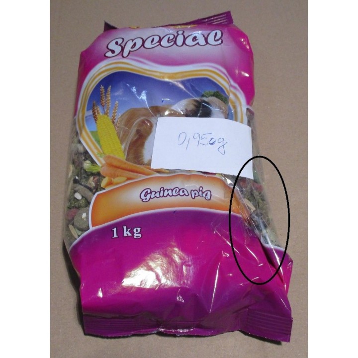 Poškozená Avicentra morče 950g speciál