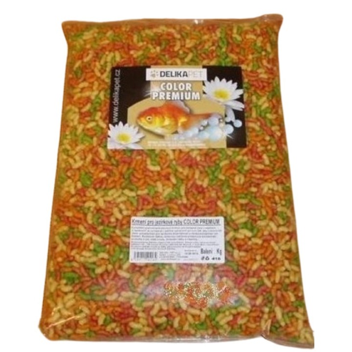 Poškozené Krmivo-jezír.ryby color premium 5kg