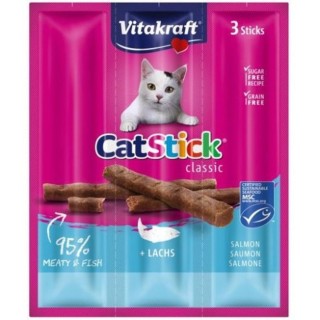 Vitakraft Cat Stick mini 3ks/18g losos/20ks AKCE