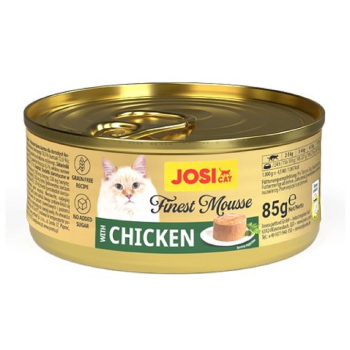Josicat Finest Mousse with Chicken 85g