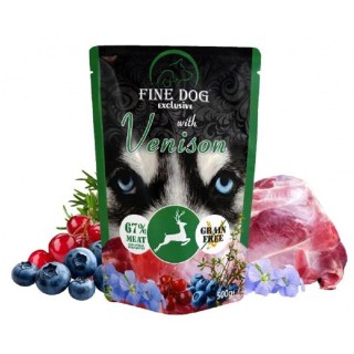 Fine dog XXL kapsa zvěřina 500g