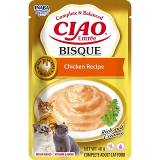 Churu Cat Entrée Bisque Chicken Recipe 40g AKCE