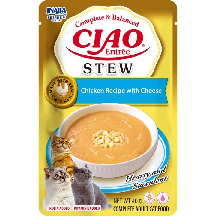 Churu Cat Entrée Stew Chicken Recipe with Cheese 40g