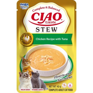 Churu Cat Entrée Stew Chicken Recipe with Tuna 40g AKCE