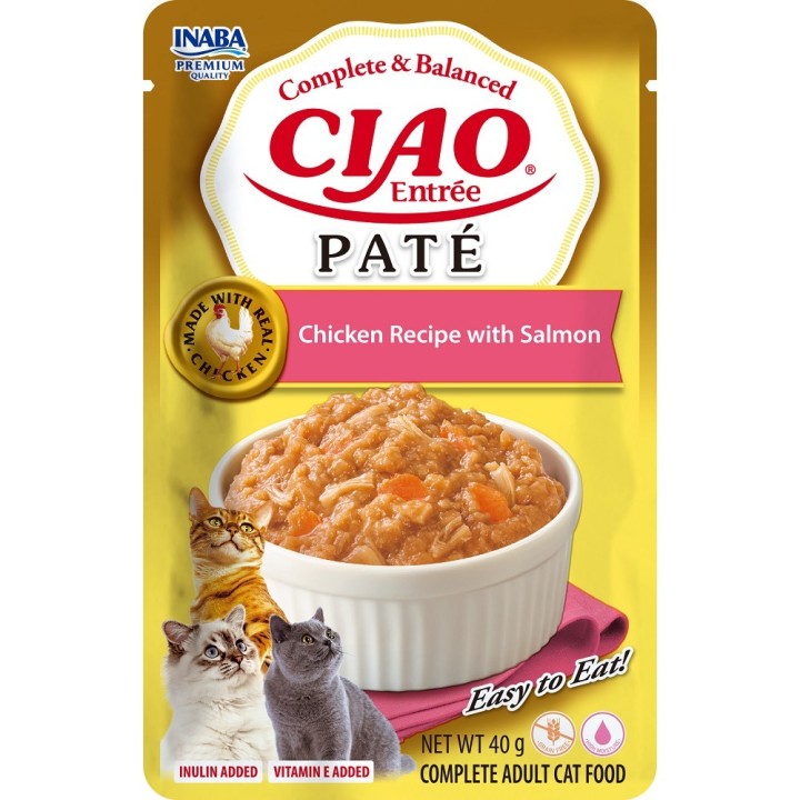 Churu Cat Entrée Paté Chicken Recipe with Salmon 40g
