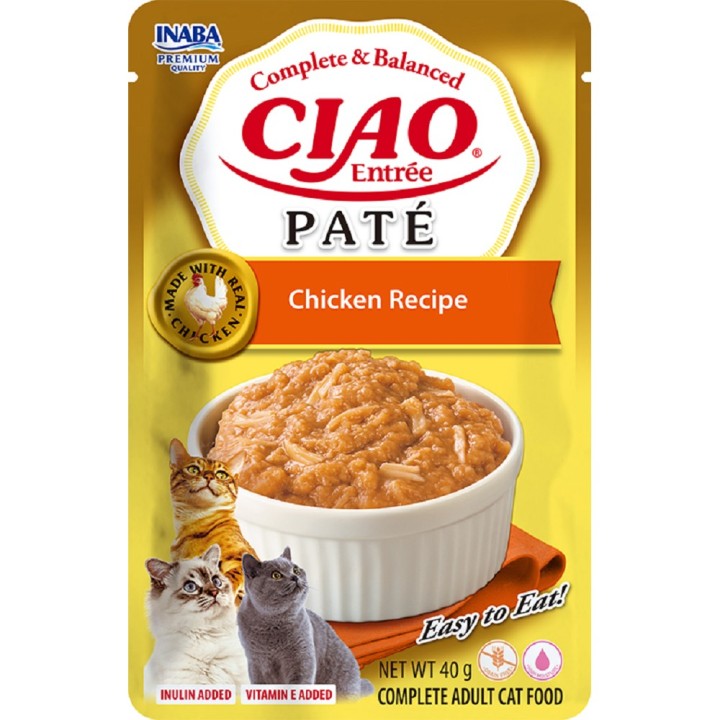 Churu Cat Entrée Paté Chicken Recipe 40g AKCE