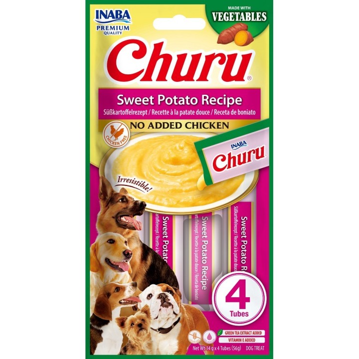 Churu Dog Sweet Potato Recipe 4x14g