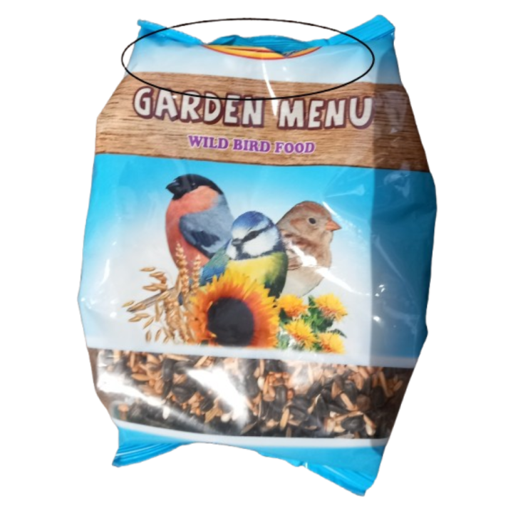 Poškozená Avicentra směs do krmítek 490g