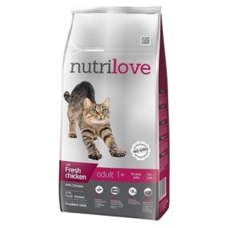 Nutrilove 1,5kg Adult Fresh Chicken cat  AKCE