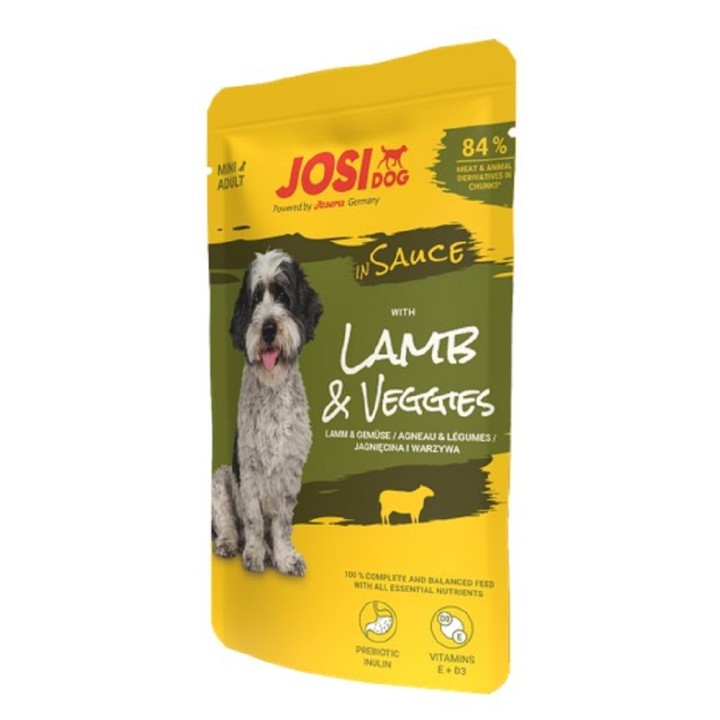 Josidog kapsička 100g with Lamb &Veggies in Sauce