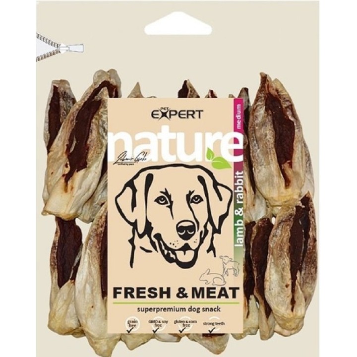 Pet Expert 500g ucho králiči s jehněčím masem dog
