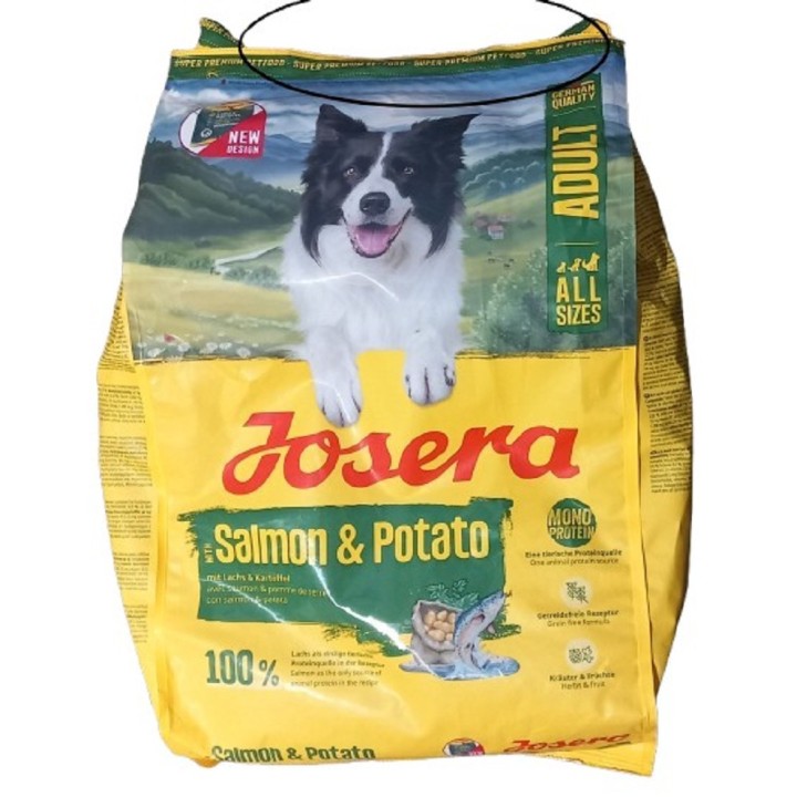 Poškozená Josera  2,4kg  A/S Adult with Salmon & Potato dog