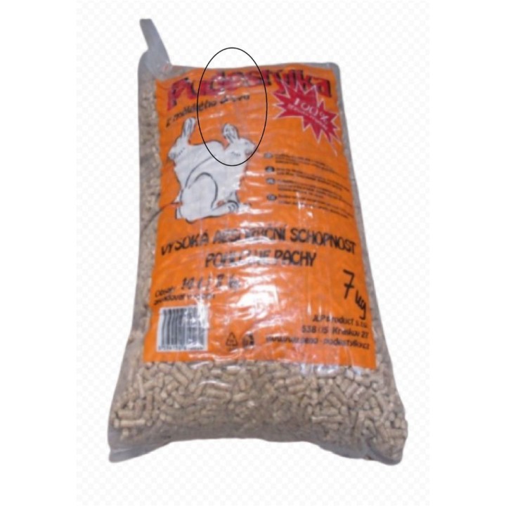 Poškozená Podestýlka 14l /7kg pelety JLP