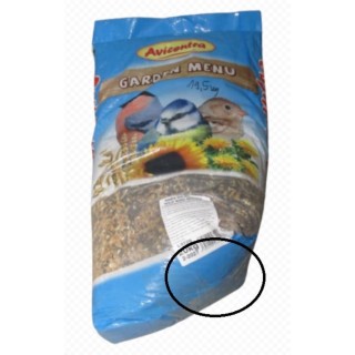 Poškozená Avicentra směs do krmítek 19,5kg/1ks