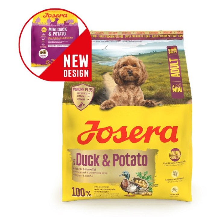 Poškozená Josera 7,5kg* Mini Adult Duck&Potato dog