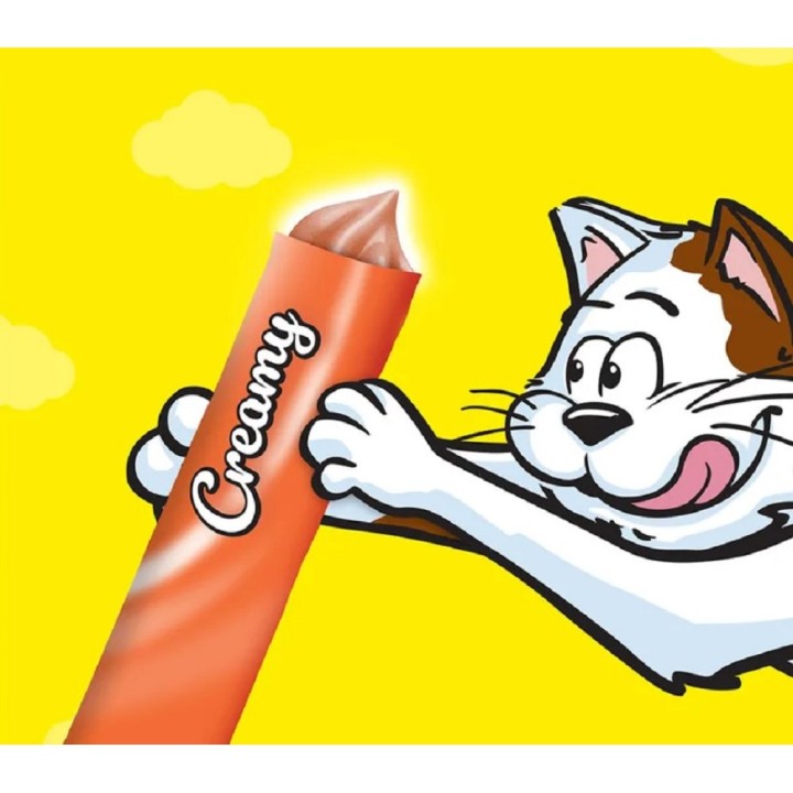 Dreamies Creamy s kuřecím 4x10g cat