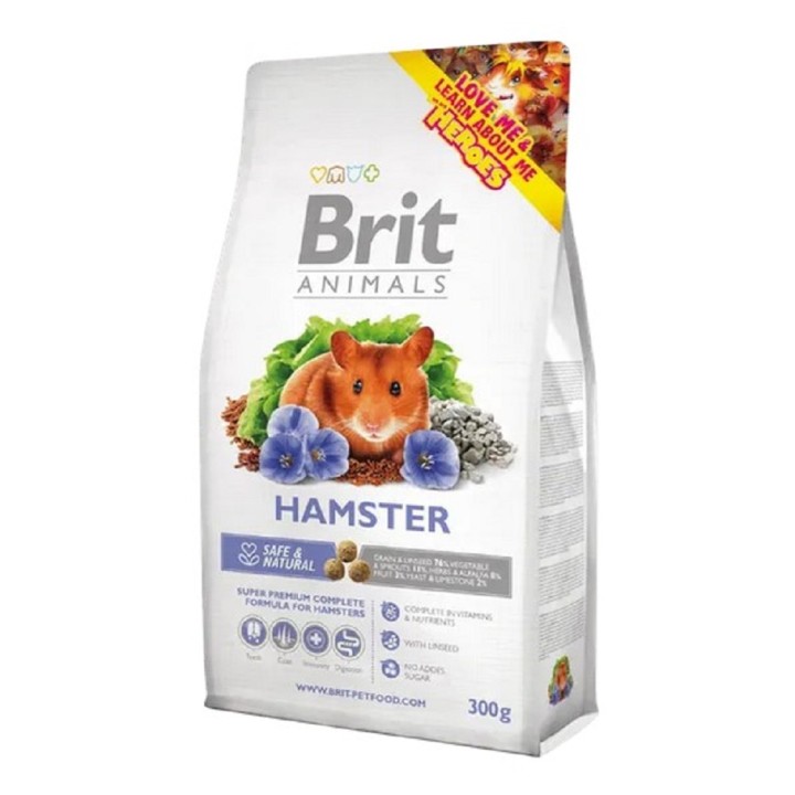 Brit animals 300g křeček complete AKCE