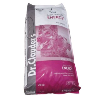 Poškozený Dr.Clauder´s 20kg Basic Nature Energy All Breed dog