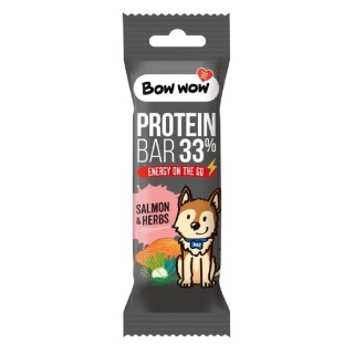 Bow Wow Protein Bar 33% Salmon & Herbs 32g dog