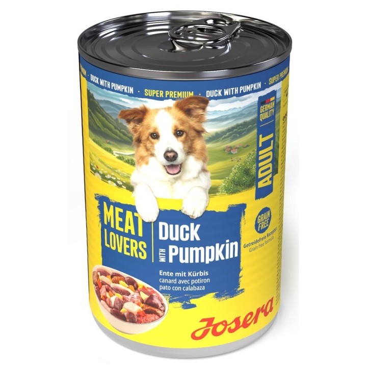 Josera 400g Adult Meat Lovers Menu Duck with Pumpkin dog