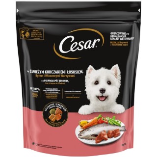 Cesar 800g kuřecí s lososem dog