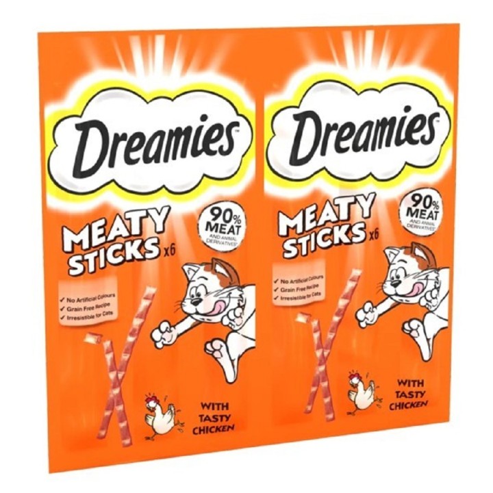 Dreamies Meaty kuřecí 6x5g cat