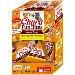 Churu Cat BOX Fun Bites Chicken wraps Chick&Pumpk8x12g