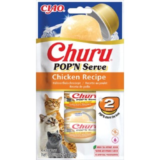 Churu Cat POP'N Serve Chicken Recipe 2x35g AKCE