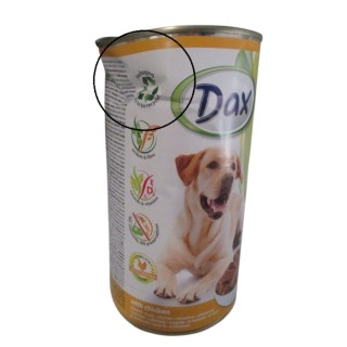 Poškozený Dax 1240g With Chicken dog