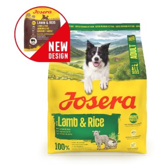 Poškozená Josera  3kg  A/S Adult with Lamb & Rice dog