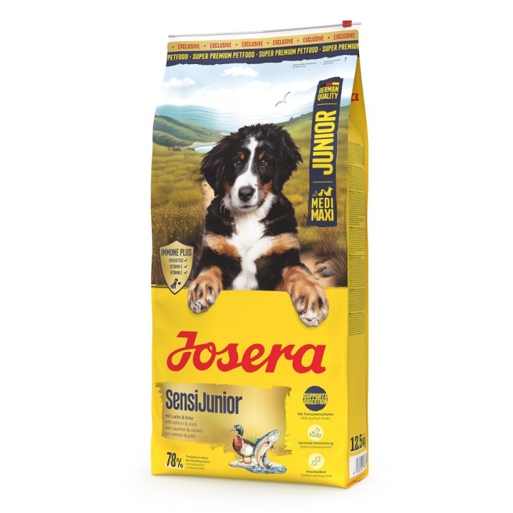 Poškozená Josera 12kg * M/M Sensi Junior dog