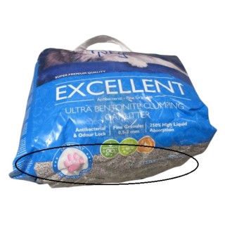 Poškozené Stel.Brit  4,5kg fresh for cats excellent ultra bentonite