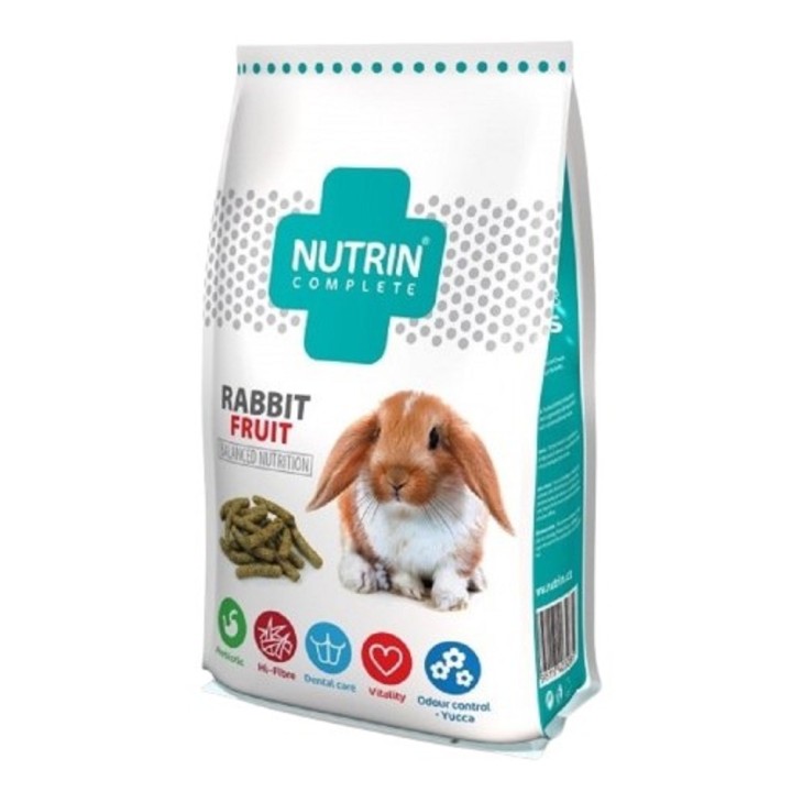 Poškozený Nutrin Complete 400g Králík adult Fruit