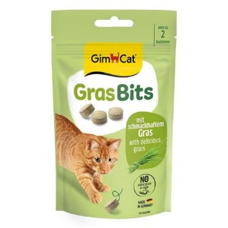 Gras Bits 65tabl.s trávou pro kočky 40g  AKCE